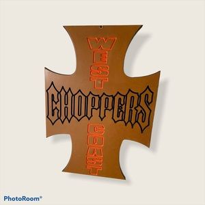 WestCoast Choppers custom wood sign. Vintage